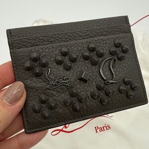 Christian Louboutin card holder Loubinthesky - Gray